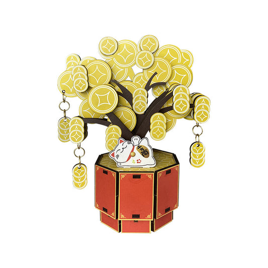 Fortune Tree 3D Mechanical Wooden Puzzle