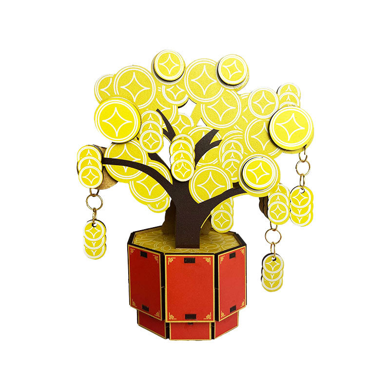Fortune Tree 3D Mechanical Wooden Puzzle