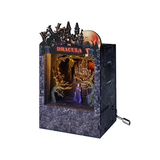 Earl Of The Dark Night 3D Mechanical Wooden Puzzle Music Box