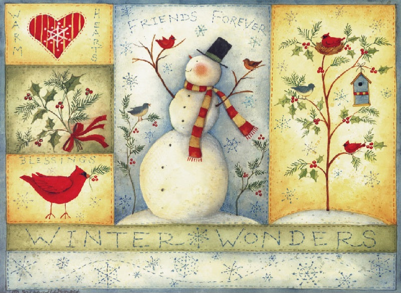 Winter Wonders Wooden Jigsaw Puzzle 1000pcs 52*38cm