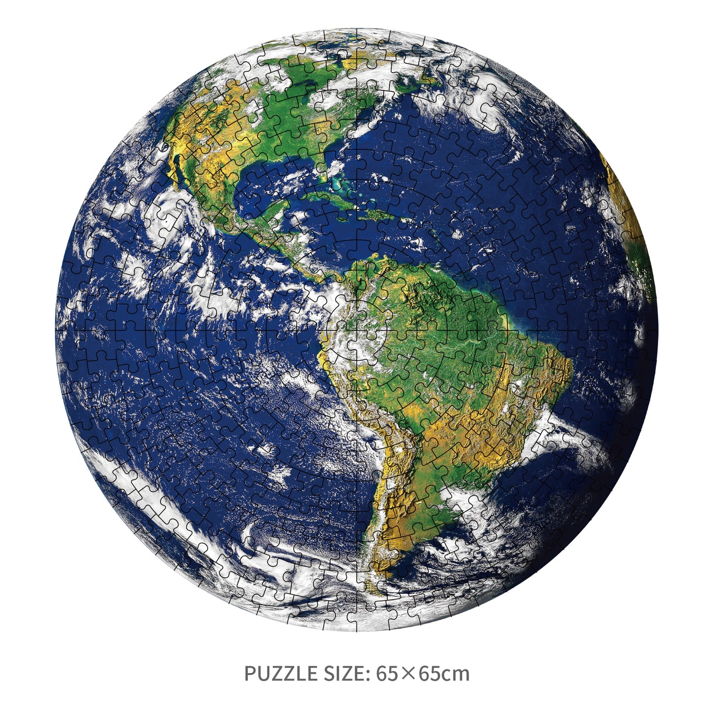 Earth Round Jigsaw Puzzle 300pcs 65cm