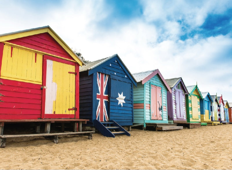 Brighton Beach Huts Wooden Jigsaw Puzzle 1000pcs 52*38cm