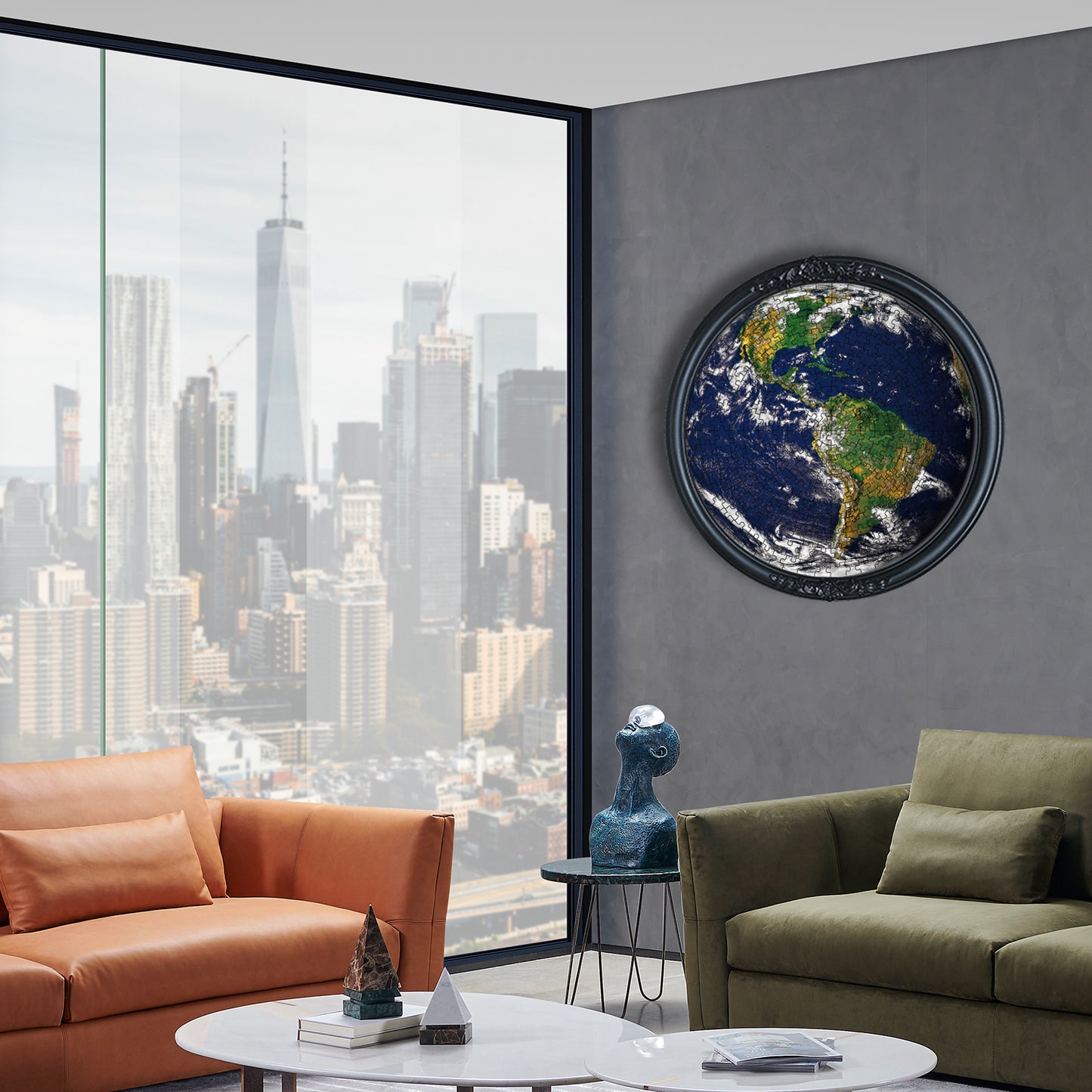 Earth Round Jigsaw Puzzle 300pcs 65cm