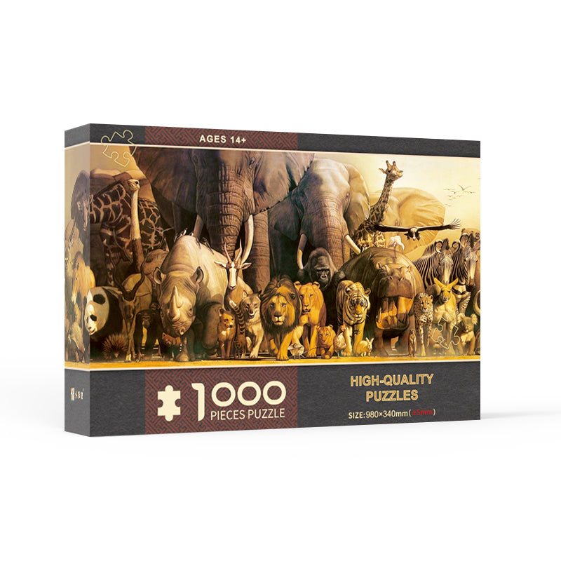 Noah's Ark Panoramic Jigsaw Puzzle 1000pcs 98*34