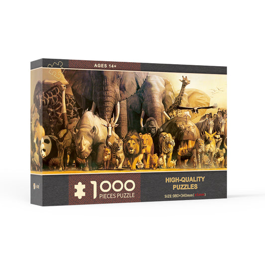 Noah's Ark Panoramic Jigsaw Puzzle 1000pcs 98*34
