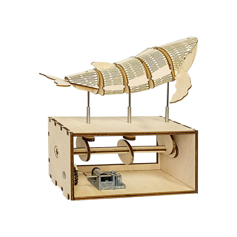Whale's Call Music Box 3D Mechanical Wooden Puzzle
