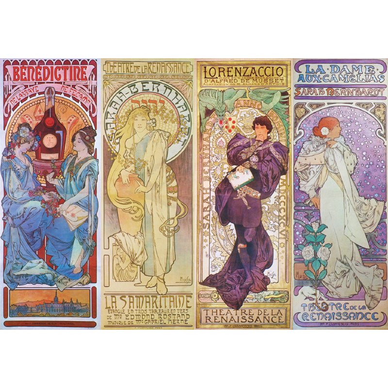 Alphonse Mucha - Les Saisons, 1898 artwork Jigsaw Puzzle 2000pcs 100*70cm
