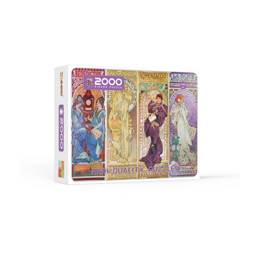 Alphonse Mucha - Les Saisons, 1898 artwork Jigsaw Puzzle 2000pcs 100*70cm