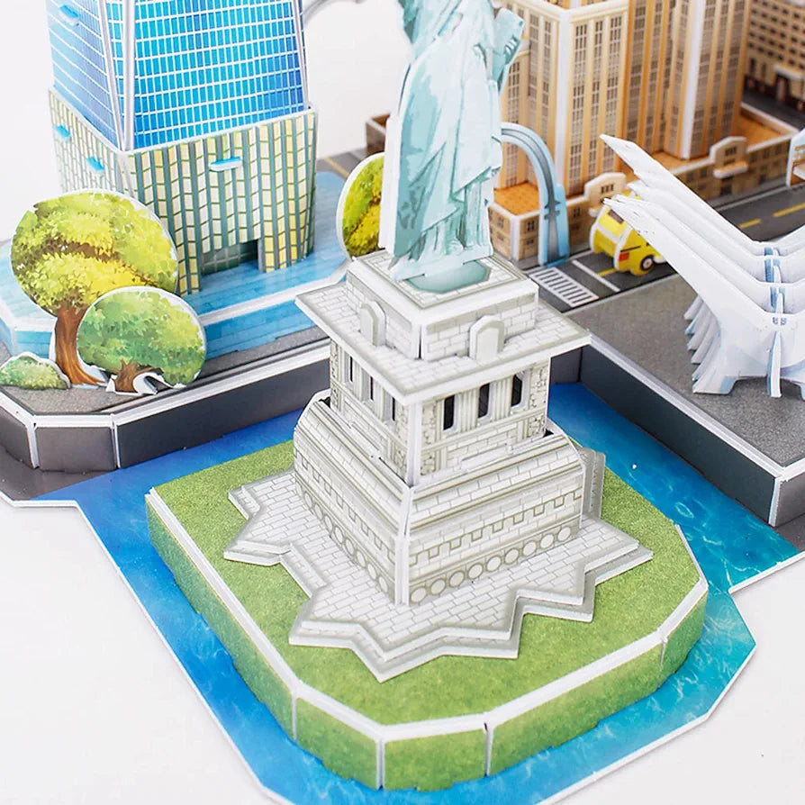 New York Skyline With LED Lights 3D Puzzle Large