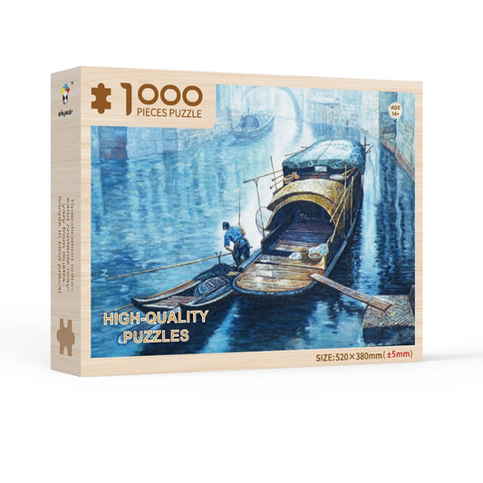 The Gondola Wooden Jigsaw Puzzle 1000pcs 52*38cm