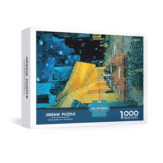 Vincent Van Gogh Café Terrace at Night, 1888 artwork Jigsaw Puzzle 1000pcs 70*50cm