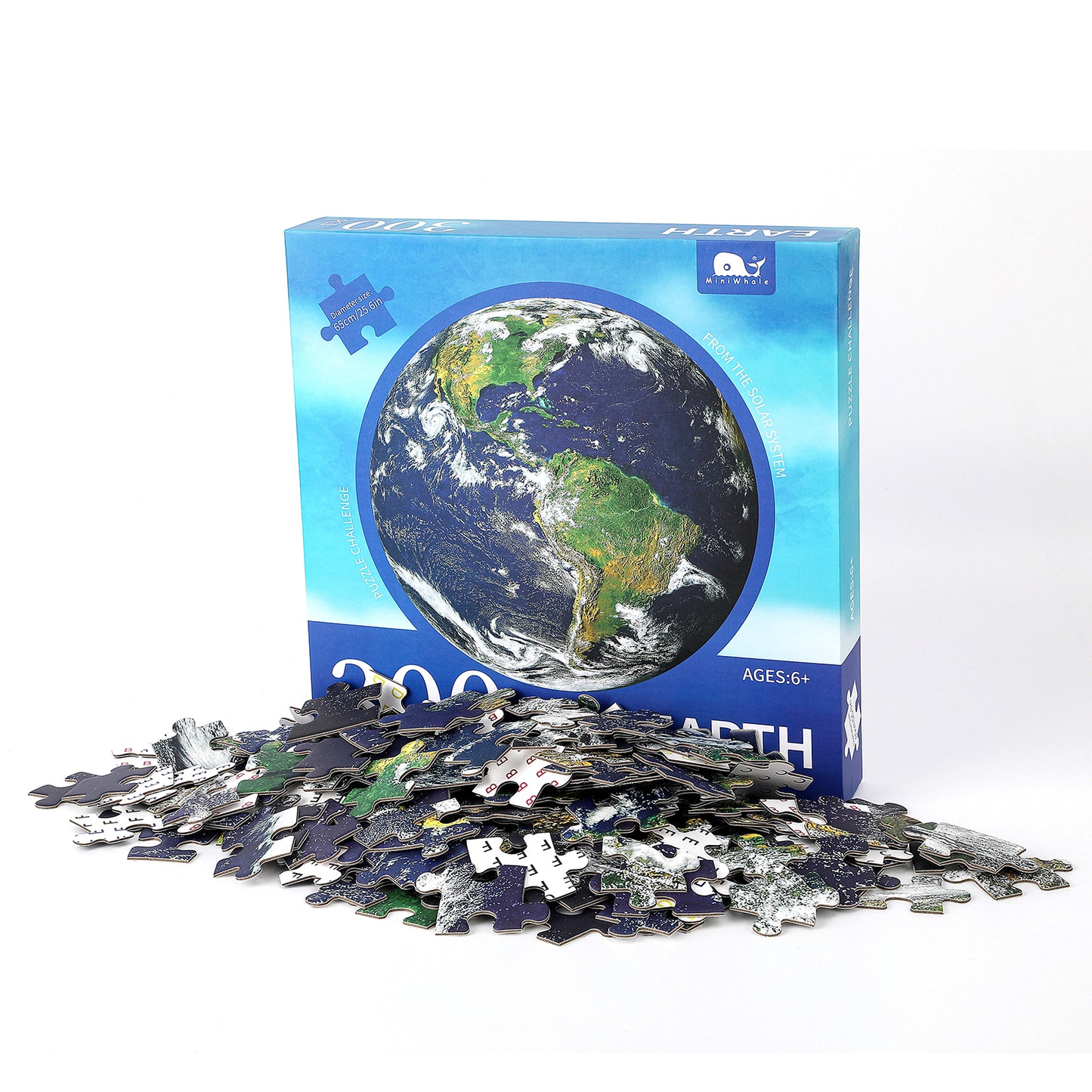 Earth Round Jigsaw Puzzle 300pcs 65cm