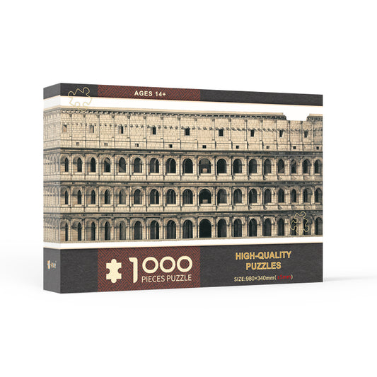 Roman Colosseum Panoramic Jigsaw Puzzle 1000pcs 98*34