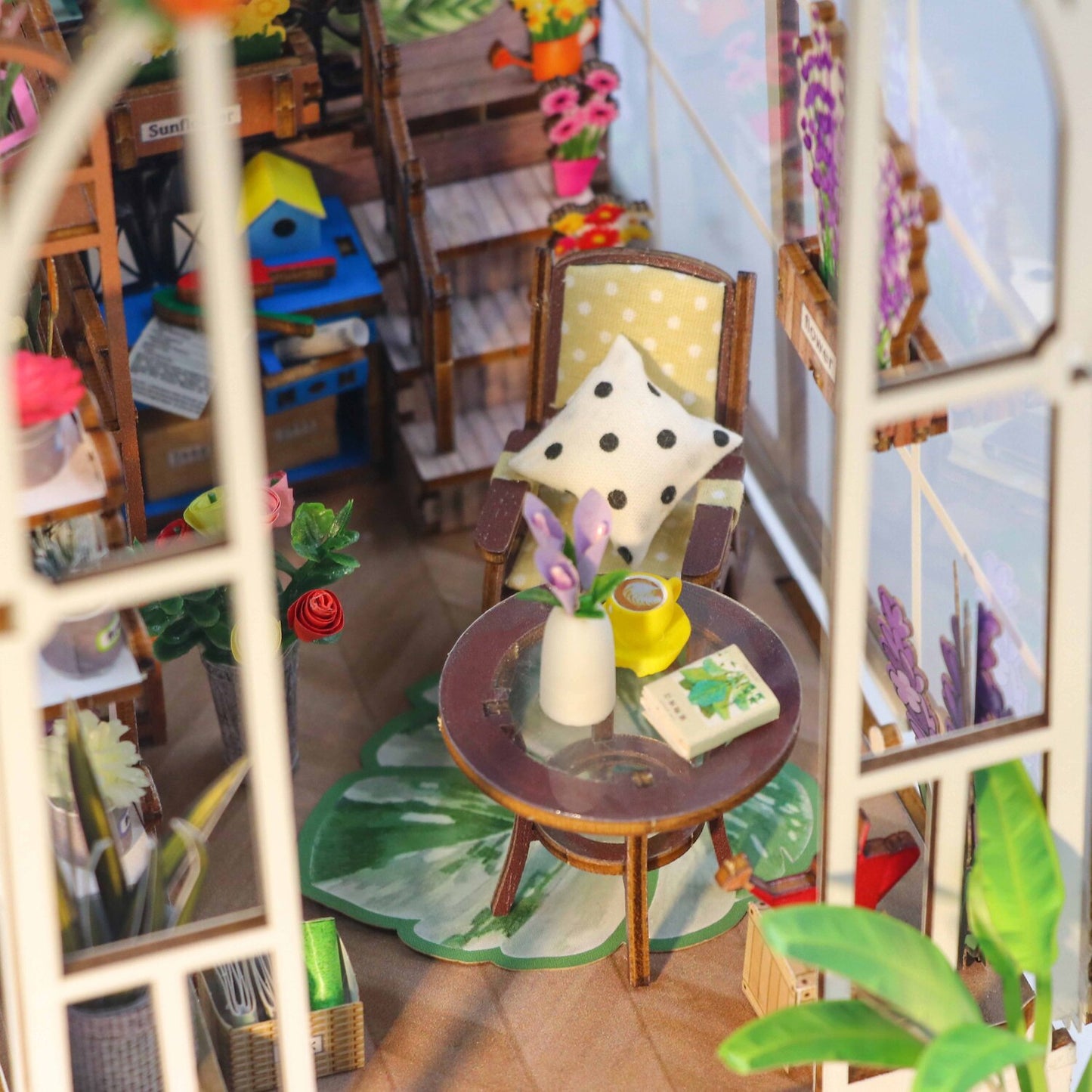 Garden House V2 DIY Miniature Book Nook