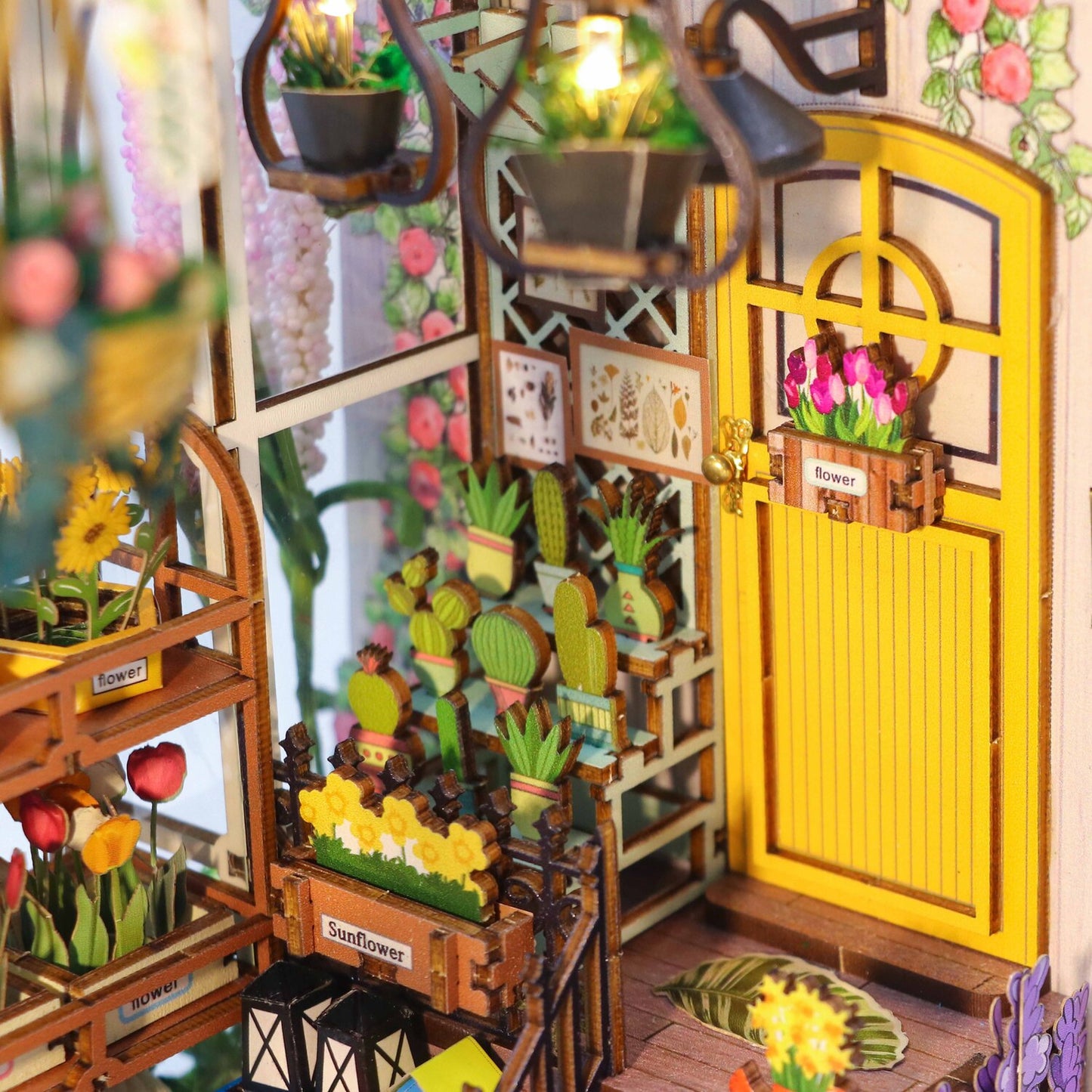 Garden House V2 DIY Miniature Book Nook