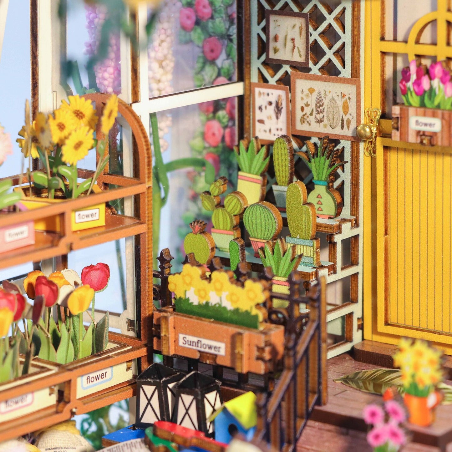 Garden House V2 DIY Miniature Book Nook