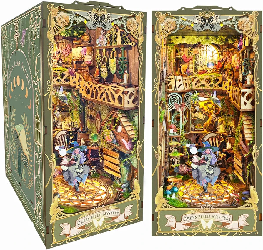 Green Fairyland DIY Miniature Book Nook
