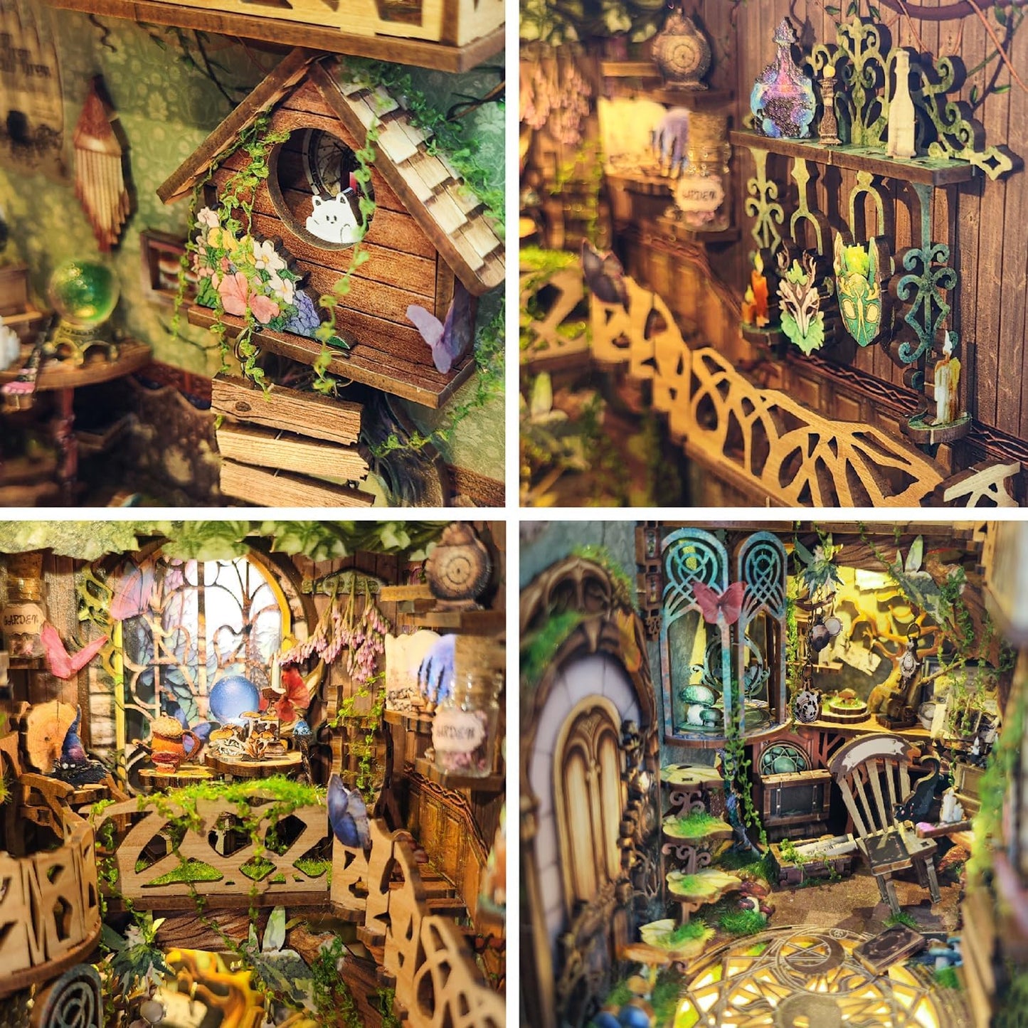 Green Fairyland DIY Miniature Book Nook