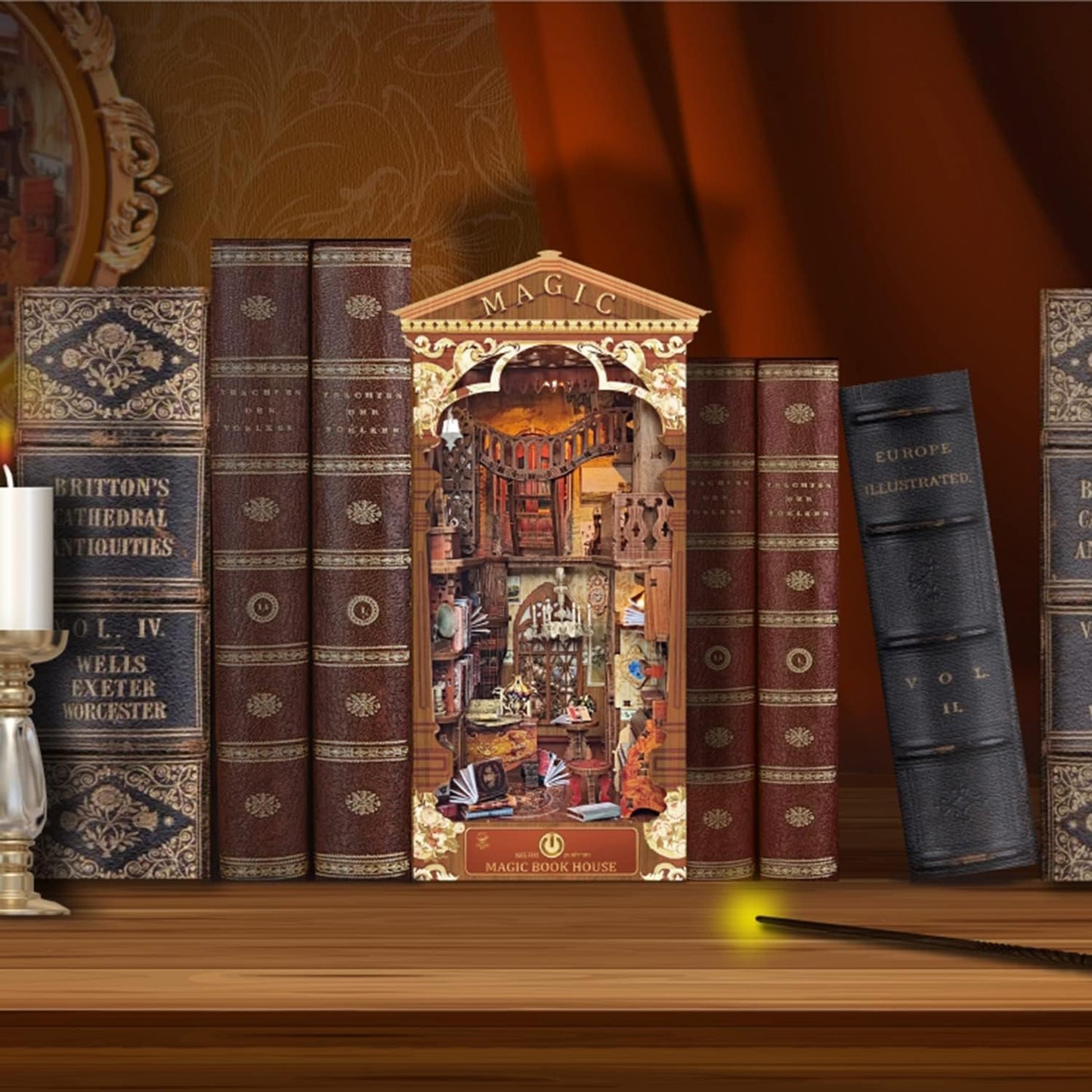 Magic House Book DIY Miniature Book Nook