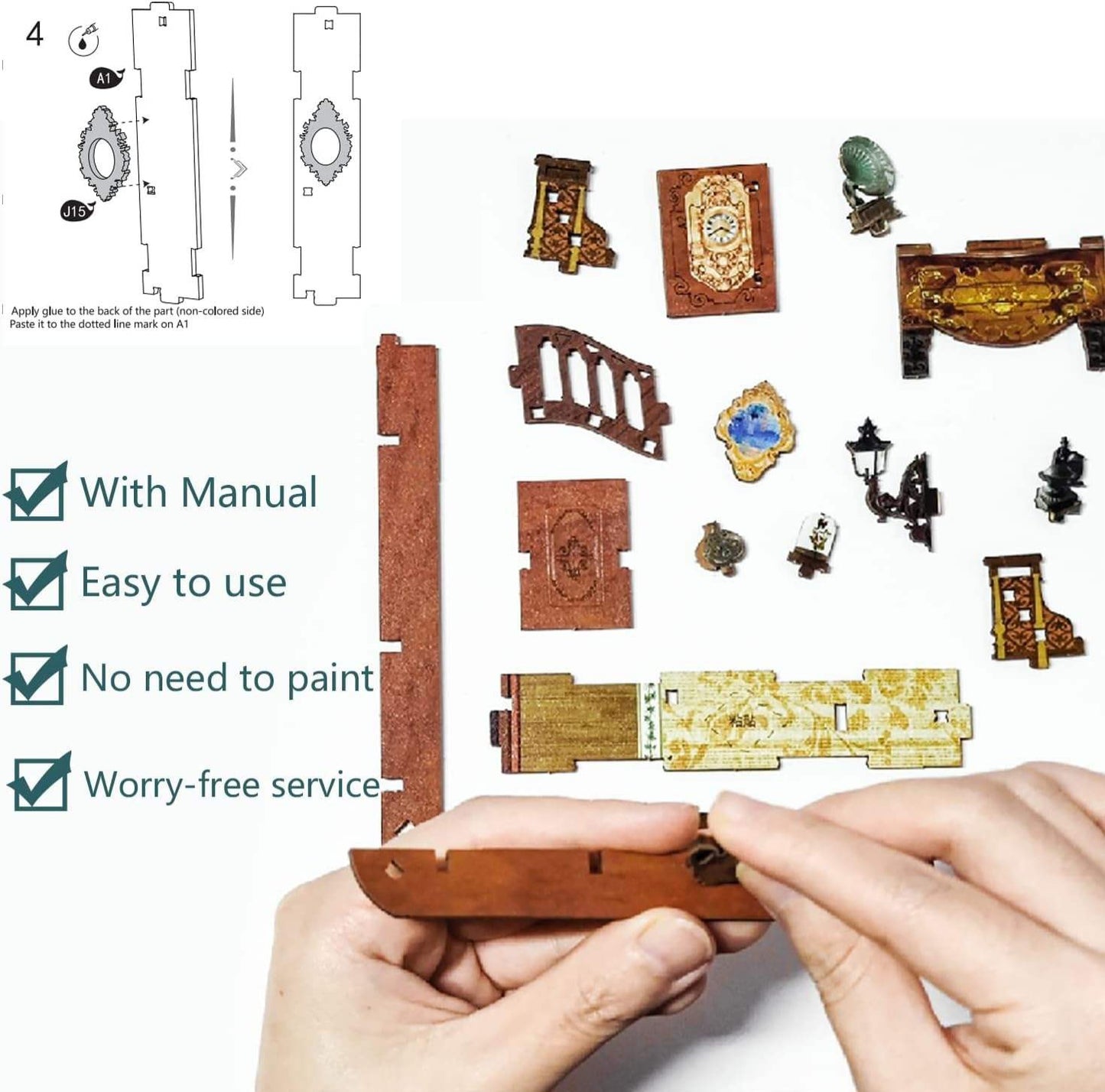 Magic House Book DIY Miniature Book Nook