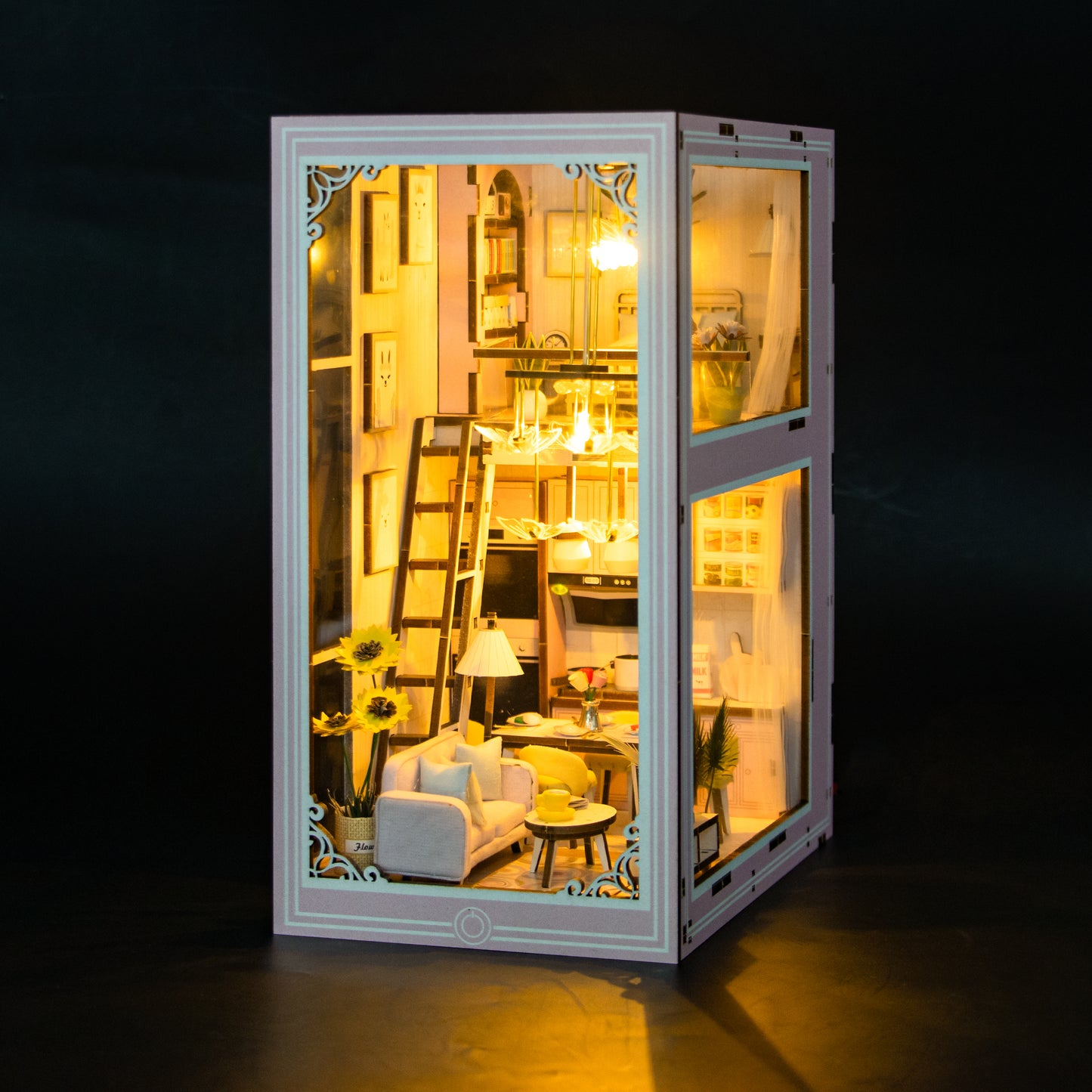 Pink Loft DIY Miniature Book Nook