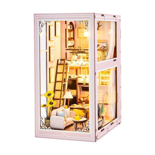 Pink Loft DIY Miniature Book Nook