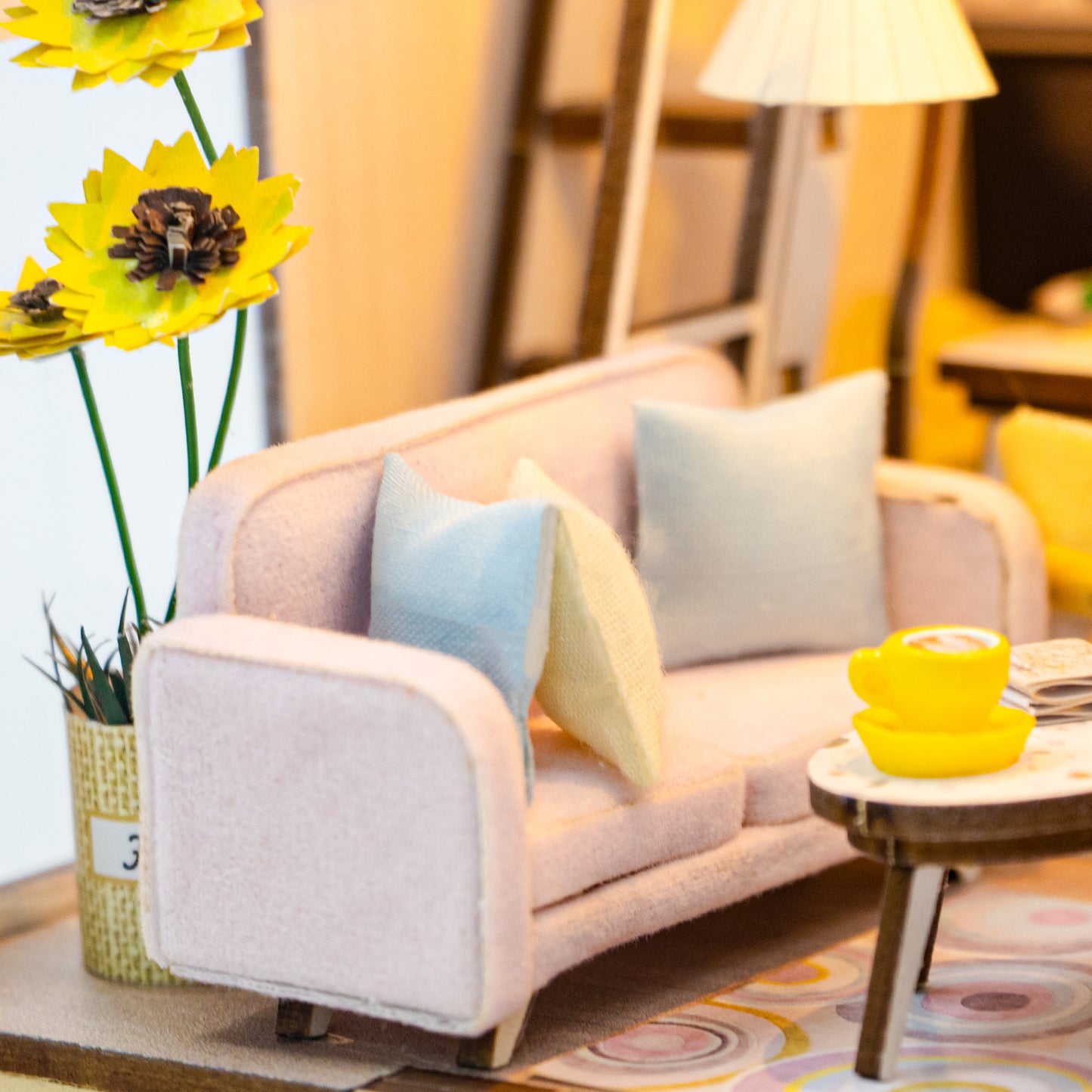 Pink Loft DIY Miniature Book Nook