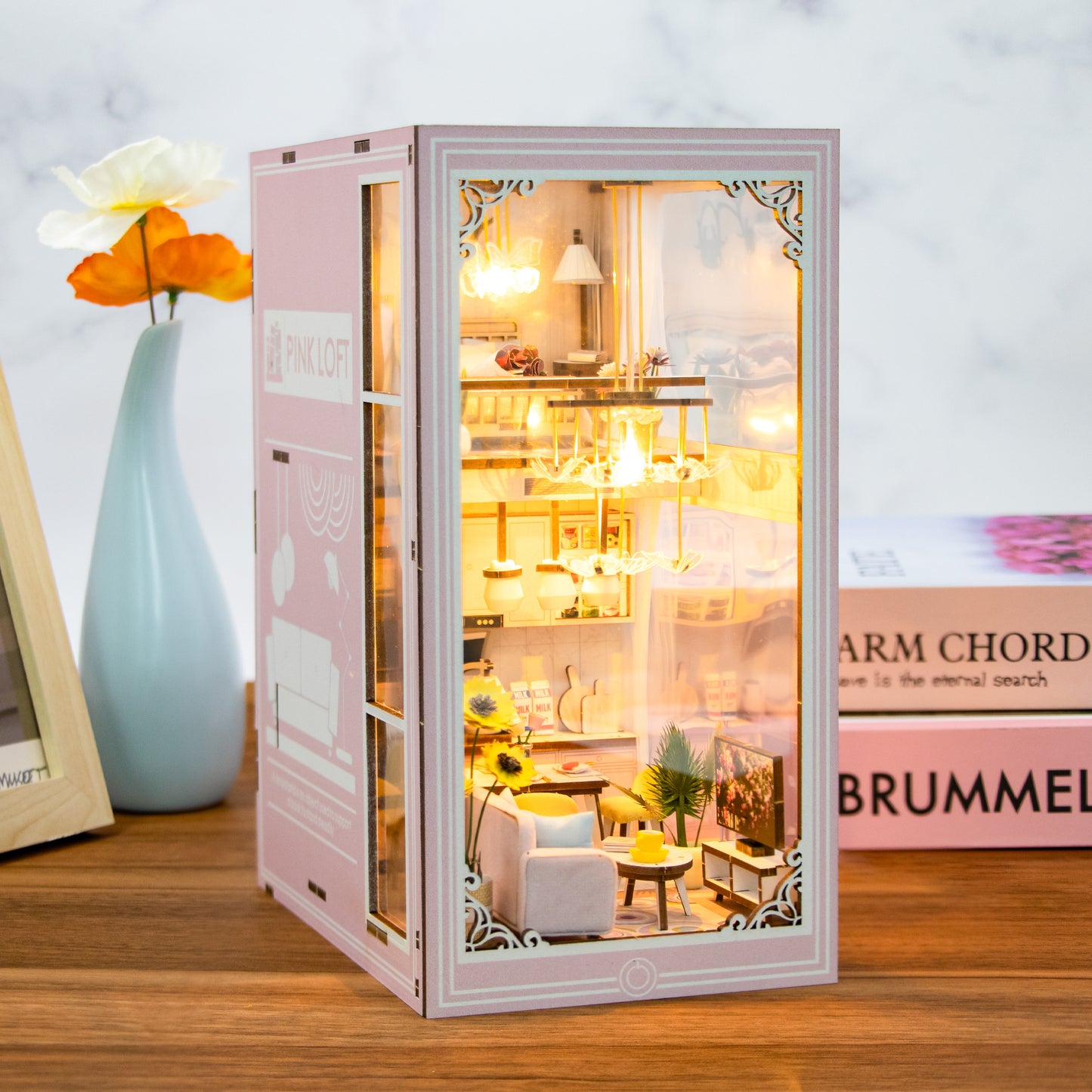 Pink Loft DIY Miniature Book Nook