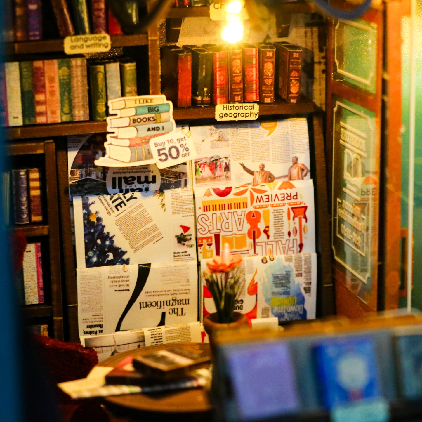 Soul Book Store DIY Miniature Book Nook