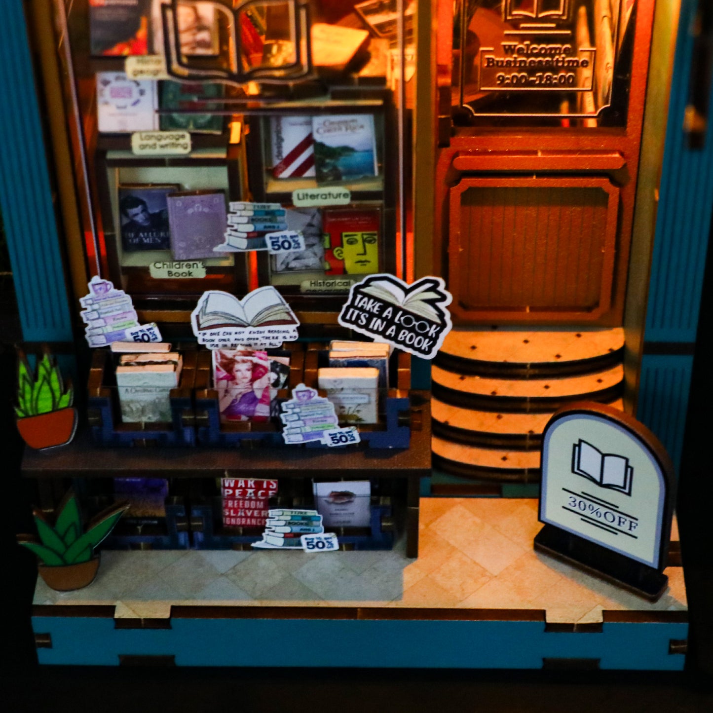 Soul Book Store DIY Miniature Book Nook