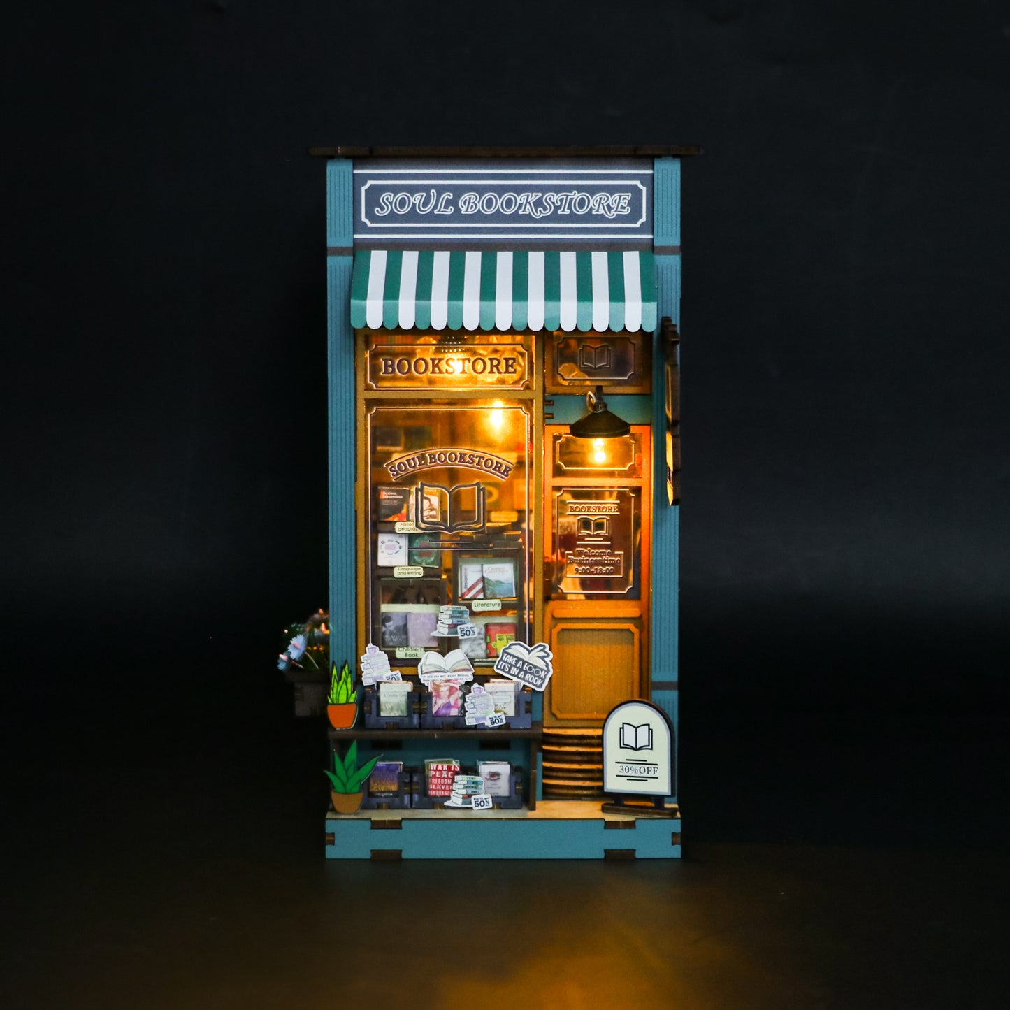 Soul Book Store DIY Miniature Book Nook
