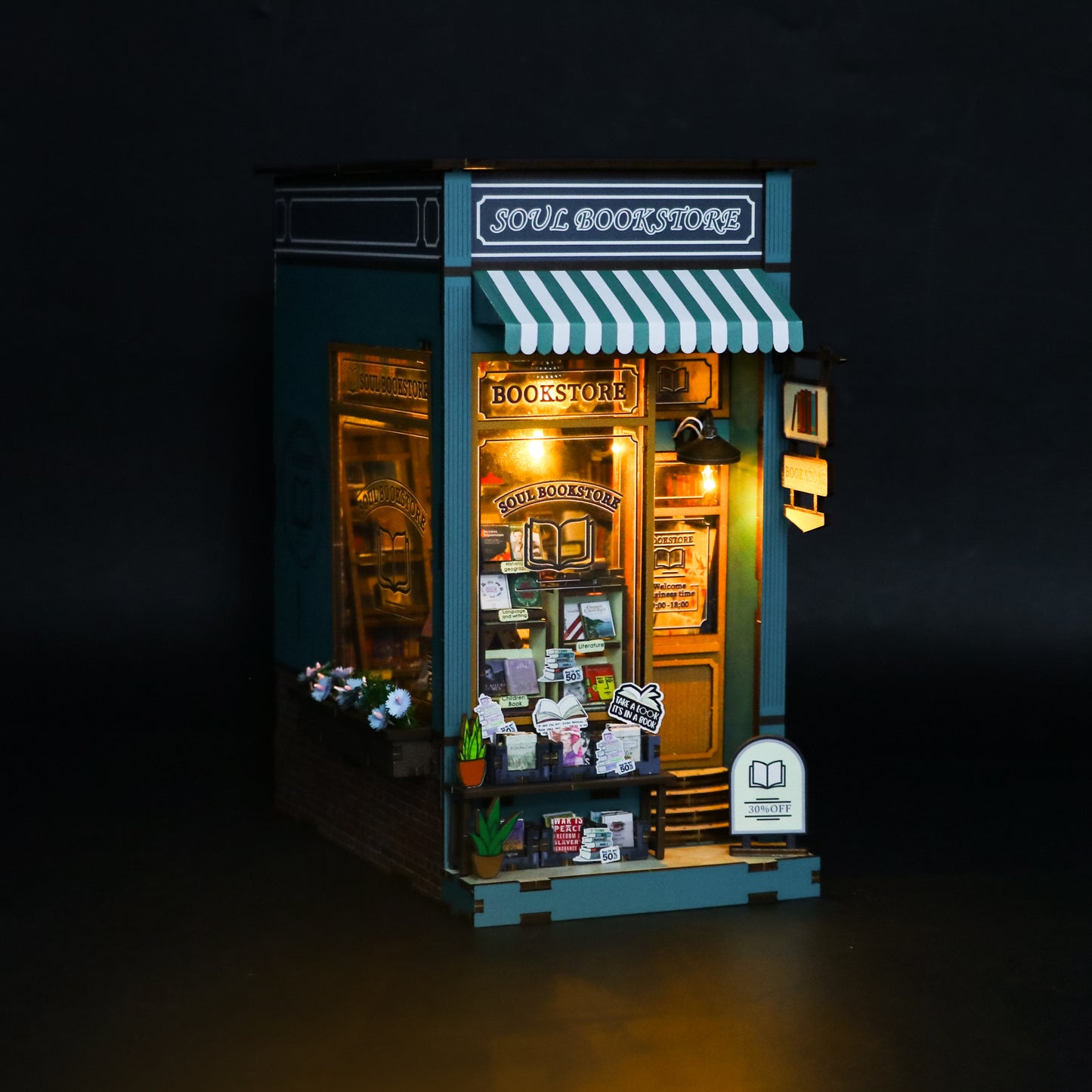 Soul Book Store DIY Miniature Book Nook