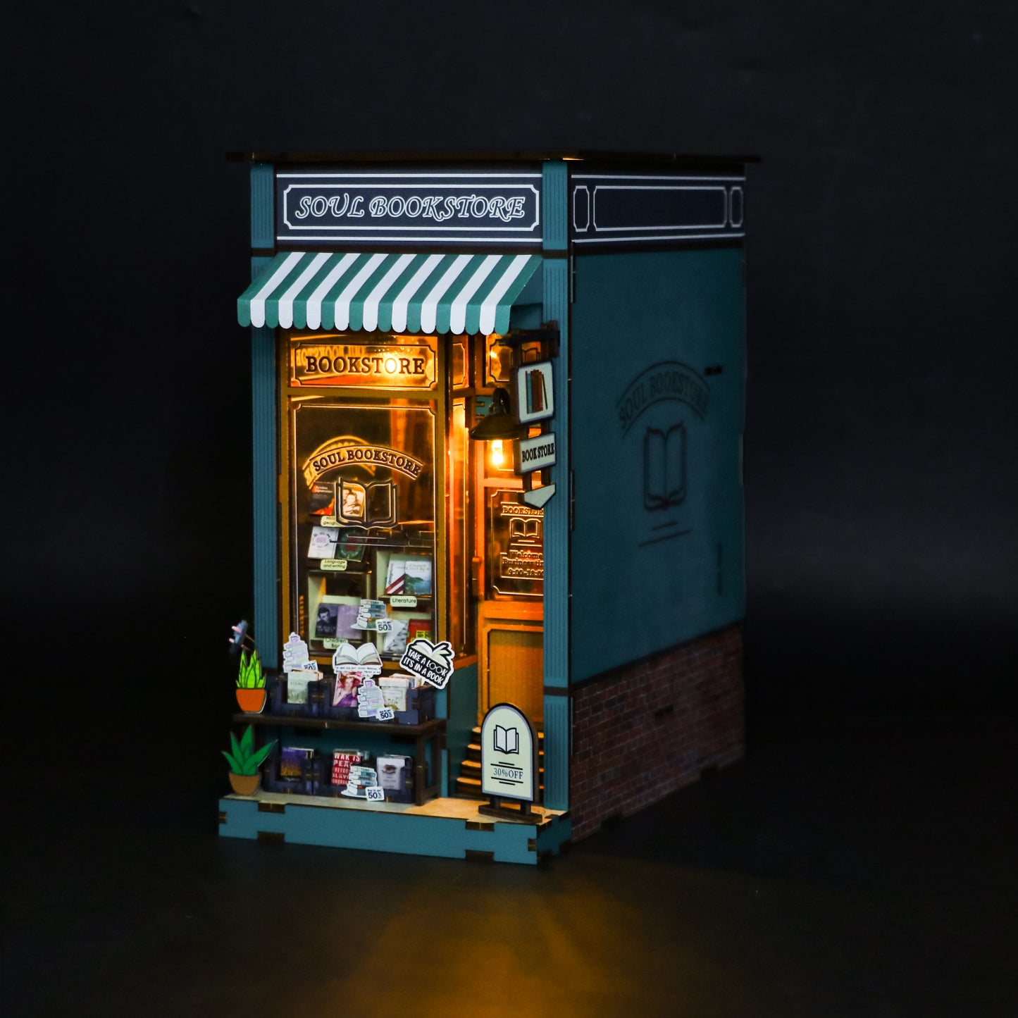 Soul Book Store DIY Miniature Book Nook