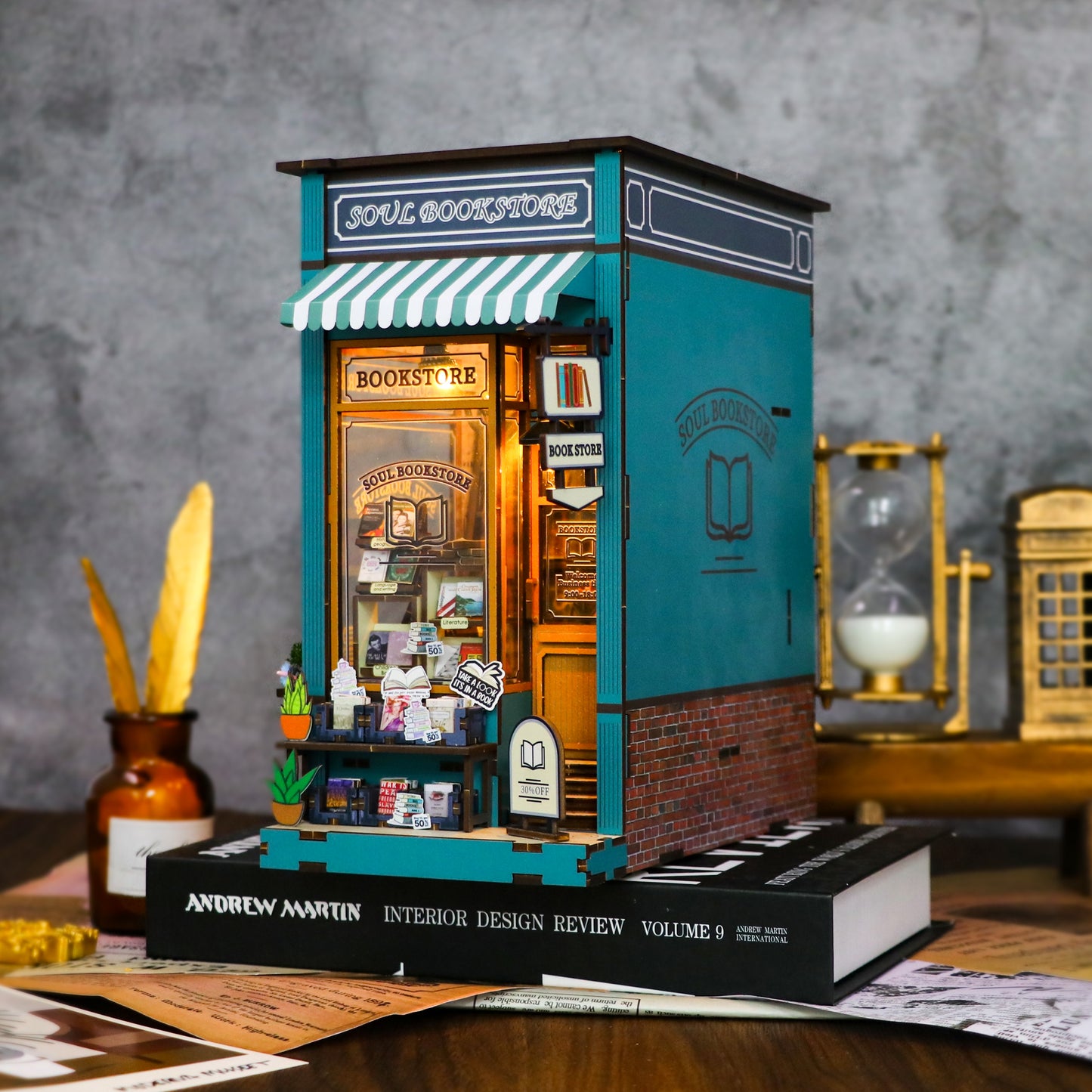 Soul Book Store DIY Miniature Book Nook