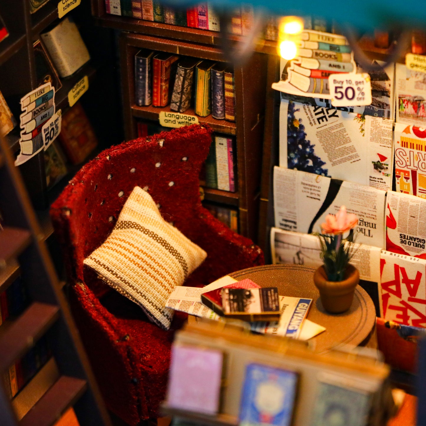 Soul Book Store DIY Miniature Book Nook