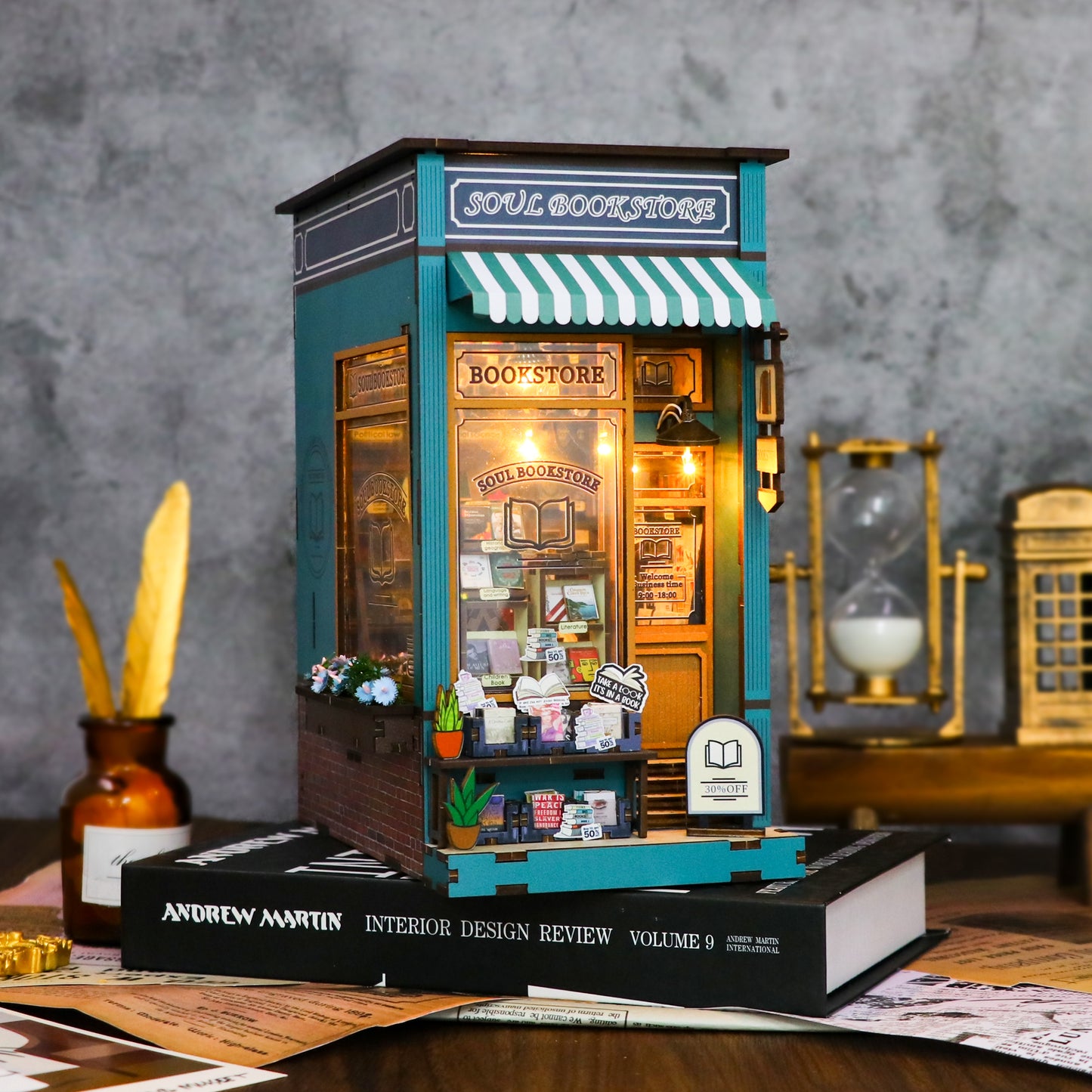 Soul Book Store DIY Miniature Book Nook