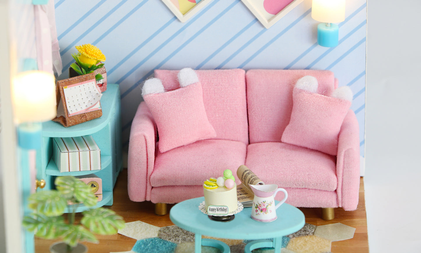 Sunny Living Room DIY Miniature House