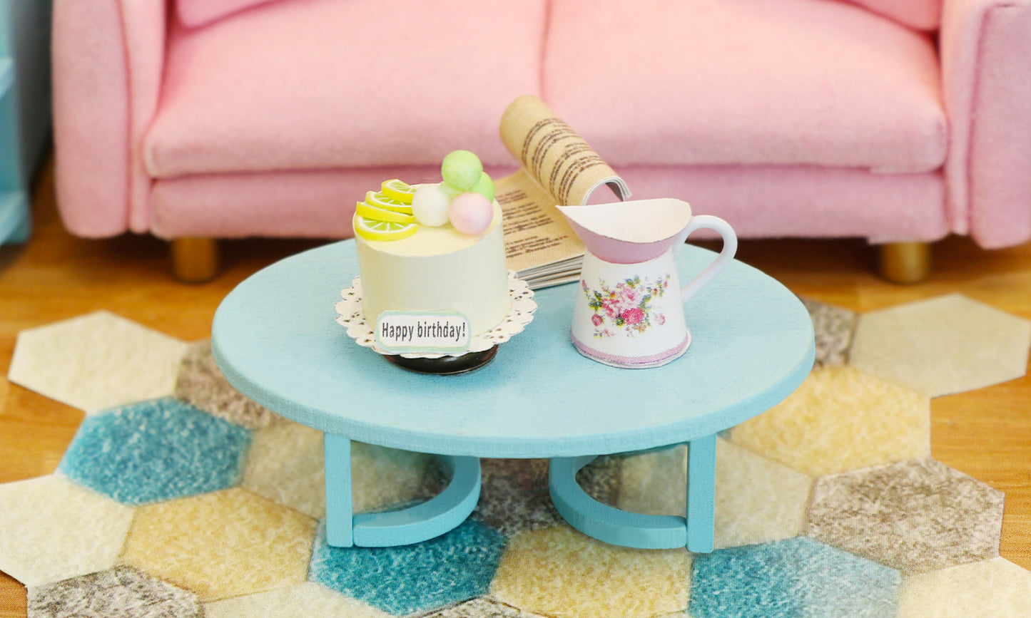 Sunny Living Room DIY Miniature House