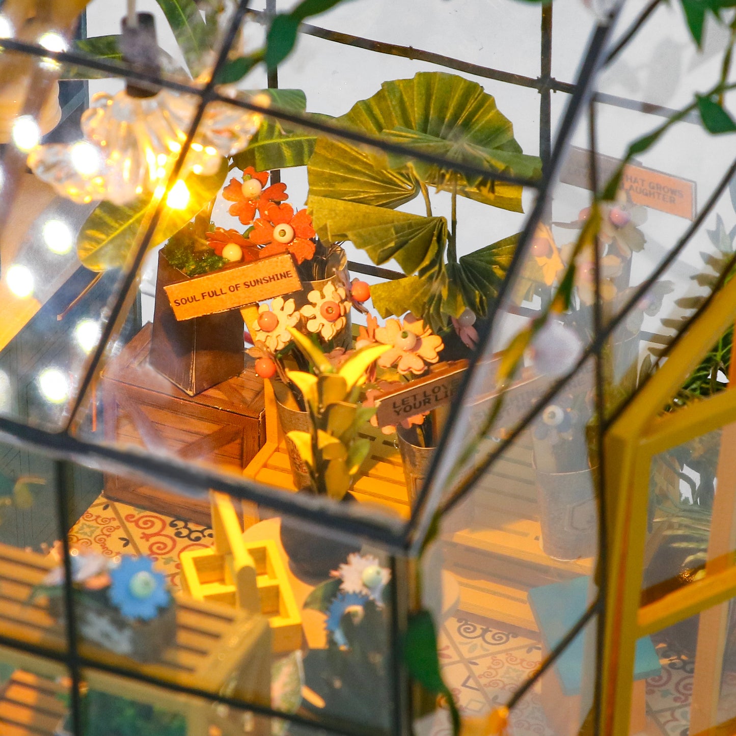 Sunshine Flower House DIY Miniature House