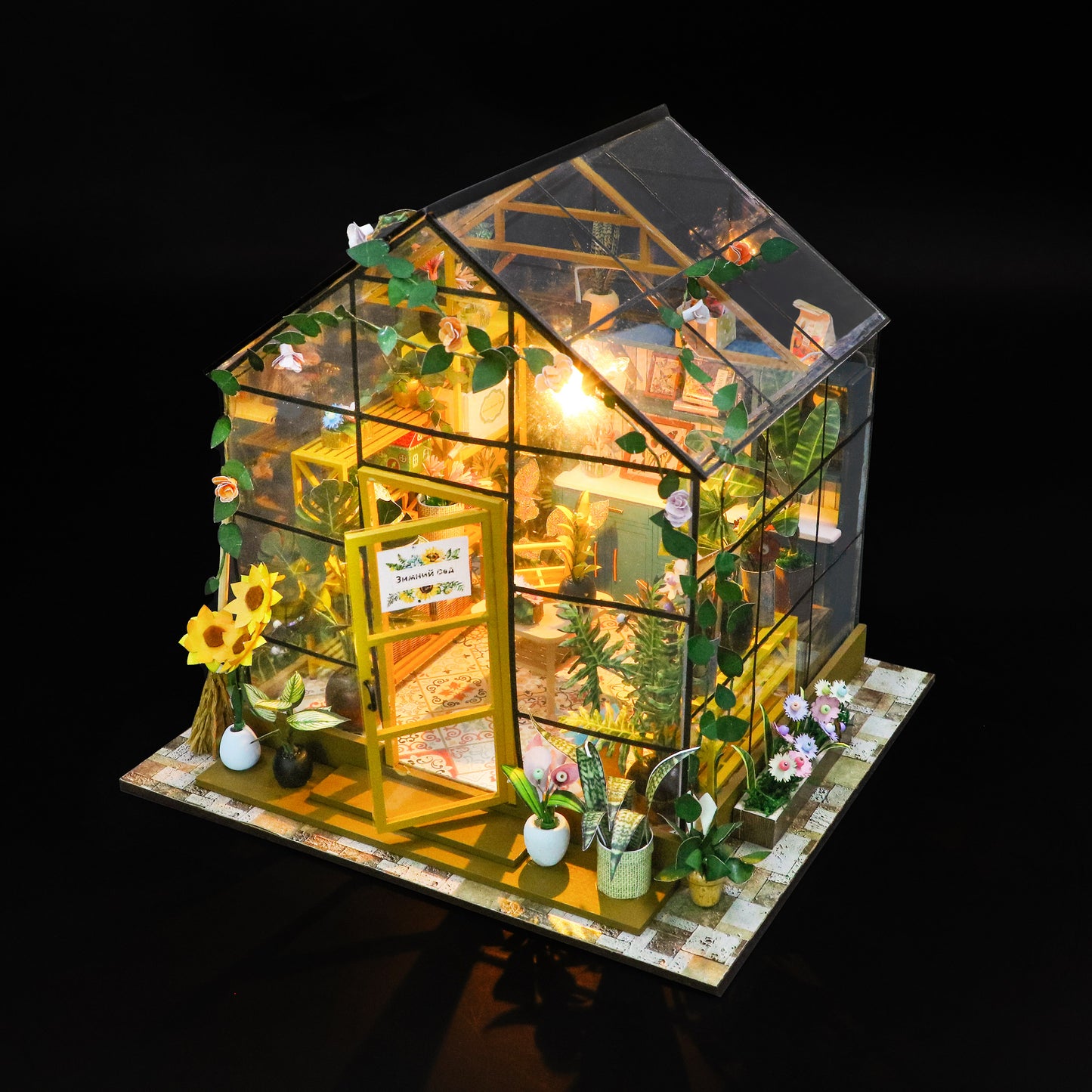 Sunshine Flower House DIY Miniature House