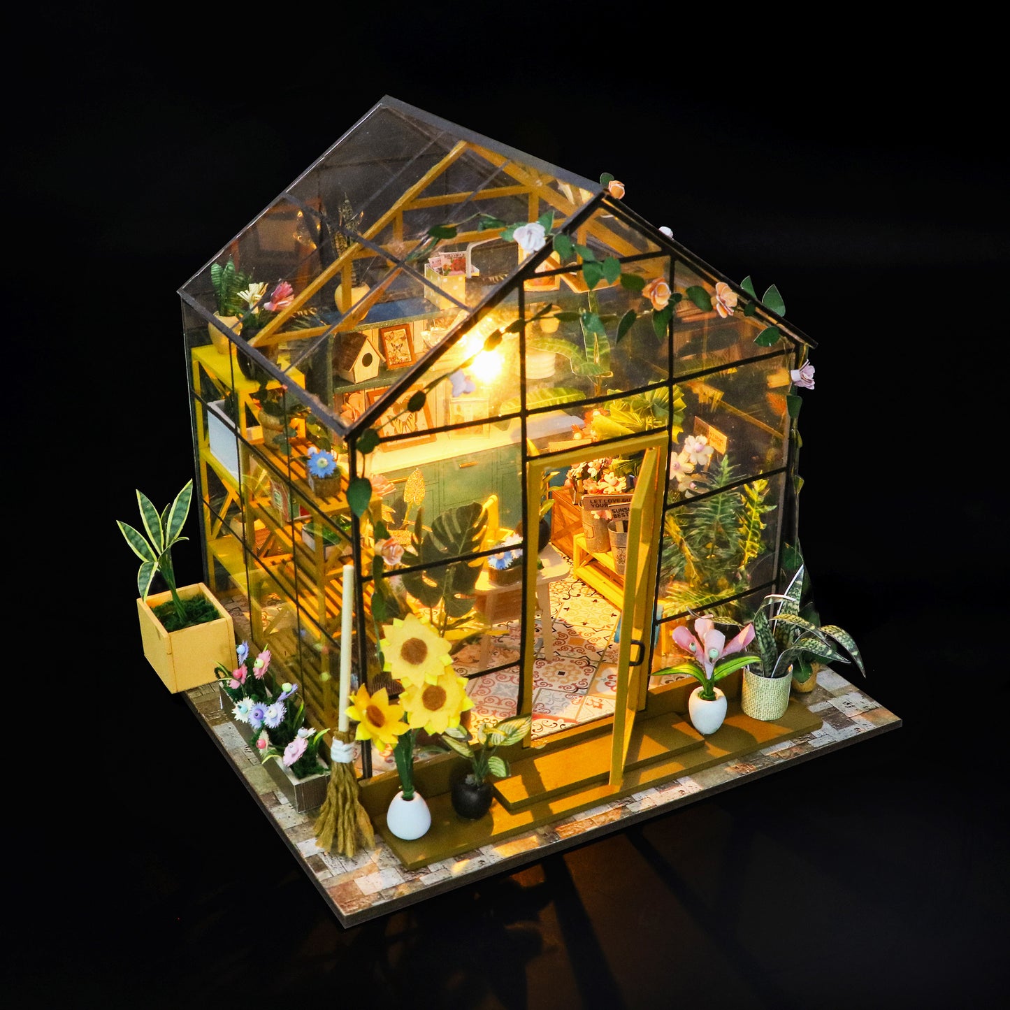 Sunshine Flower House DIY Miniature House
