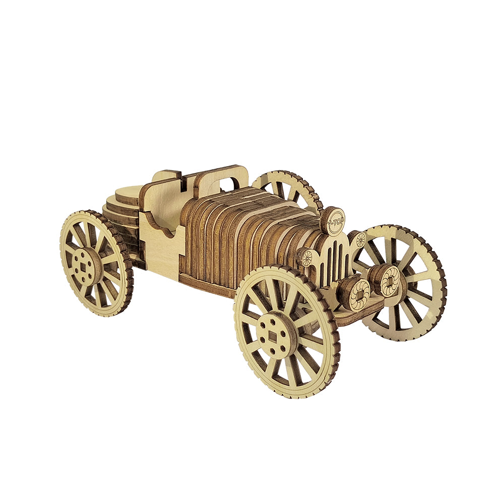 The Classic Cruiser 3D Mechanical Wooden Puzzle