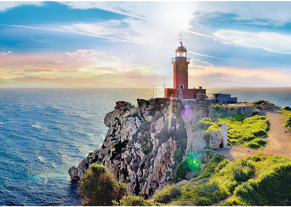 Trefl Jigsaw Puzzle - The Melagavi Lighthouse, Greece 1000pcs 68*48cm - Puzzleit