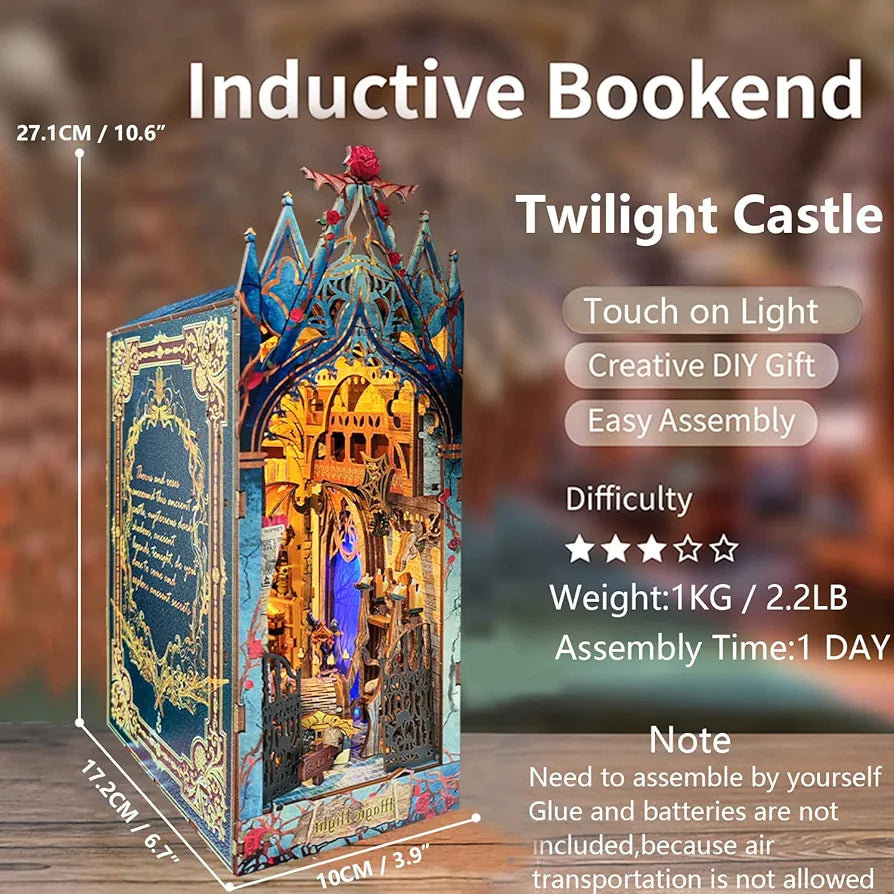 Twilight Castle DIY Miniature Book Nook