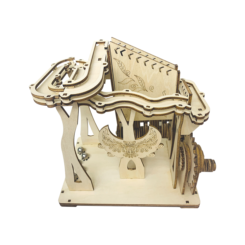 Galaxy Glide Marble Run Set 3D Mechanical Wooden Puzzle