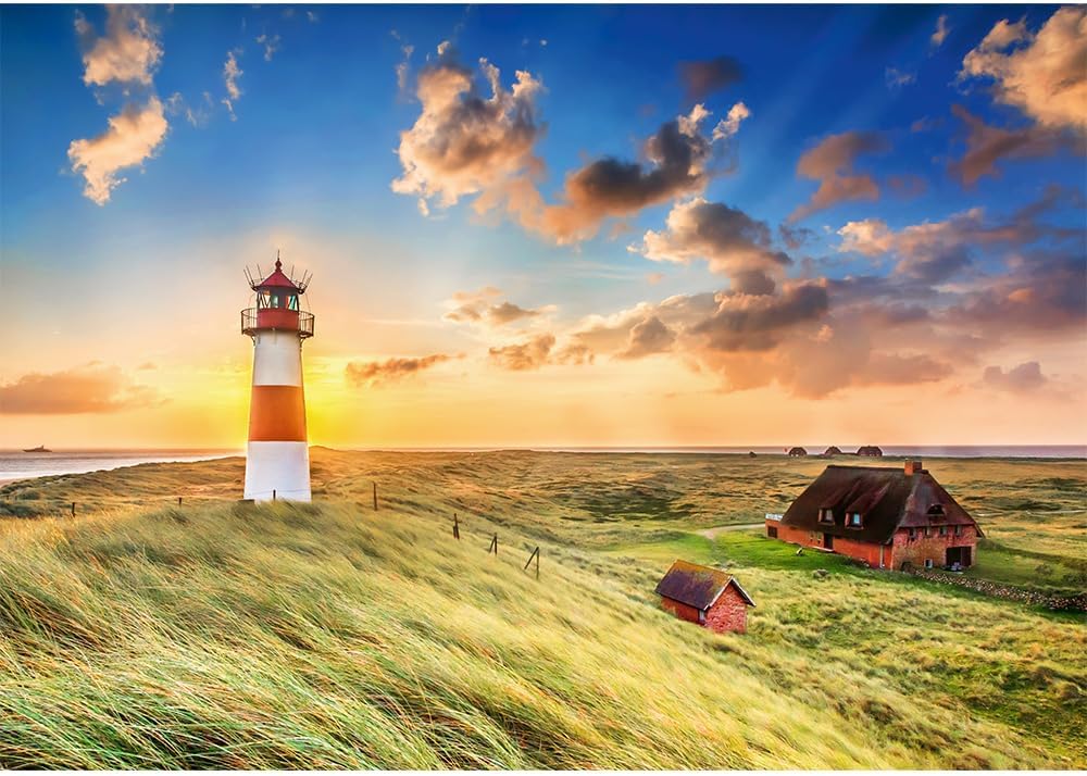 Trefl Jigsaw Puzzle - List-Ost Lighthouse, Germany 1000pcs 68*48cm - Puzzleit