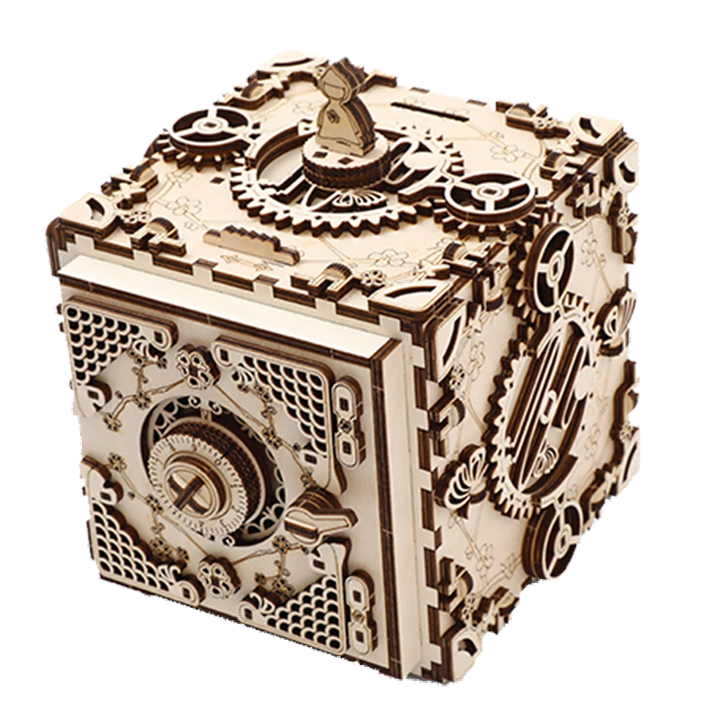 Music Safe 3D Mechanical Wooden Puzzle