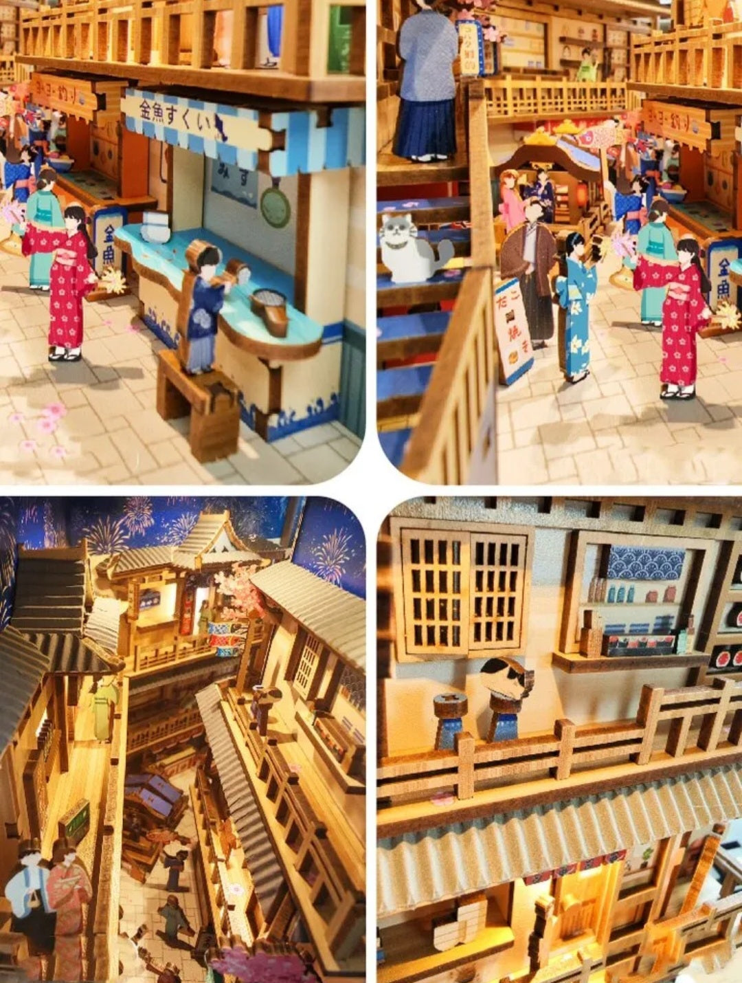 Fireworks Night Tour DIY Miniature Book Nook