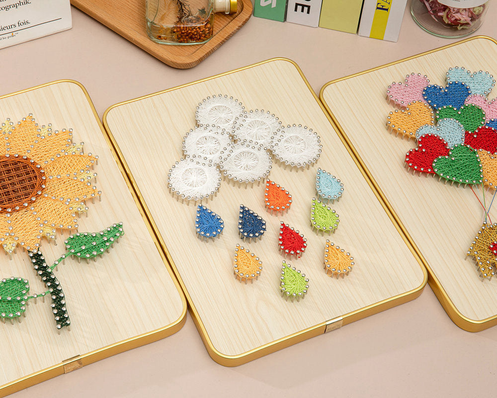 Spectral Showers String Art Kit Large