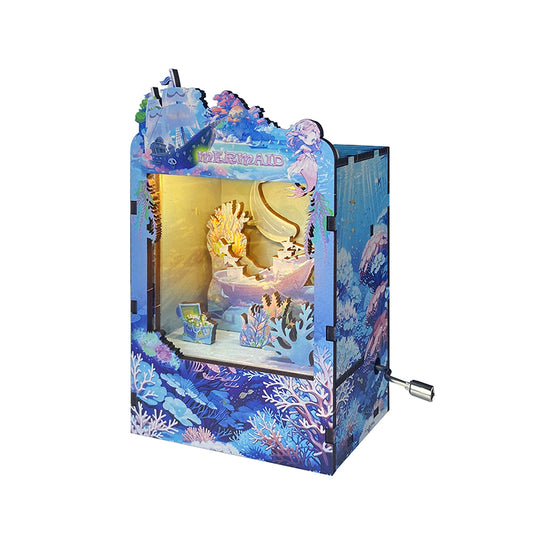 Underwater Realm 3D Mechanical Wooden Puzzle Music Box